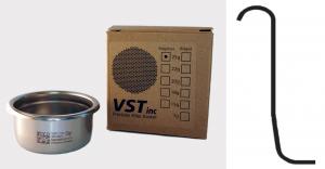 Foto: VST-25-RL: Filtro preciso in acciaio inox per il caffè espresso VST 25 grammi - standard (senza il rilievo sul fianco)