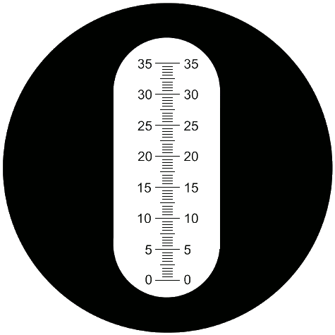 Scala del rifrattometro RSA3-ATC Anteprima: Scala del rifrattometro RSA3-ATC