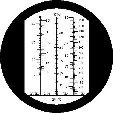 Anteprima: Scala del rifrattometro RWN10-ATC